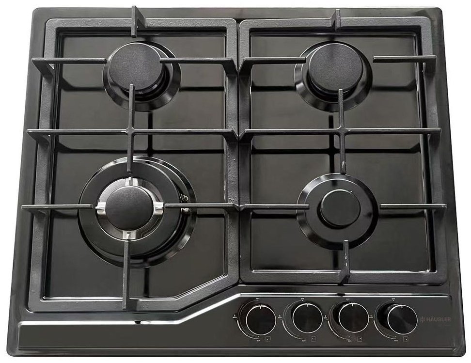 Варочная поверхность HAUSLER HLS-60BK-BLST-W черный купить,NaN