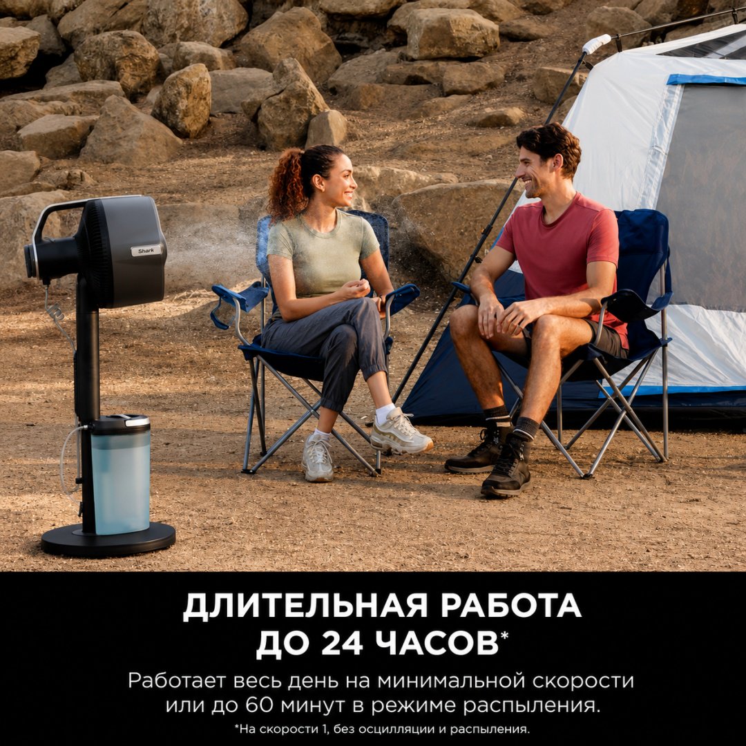 Вентилятор Shark FA300EU серый