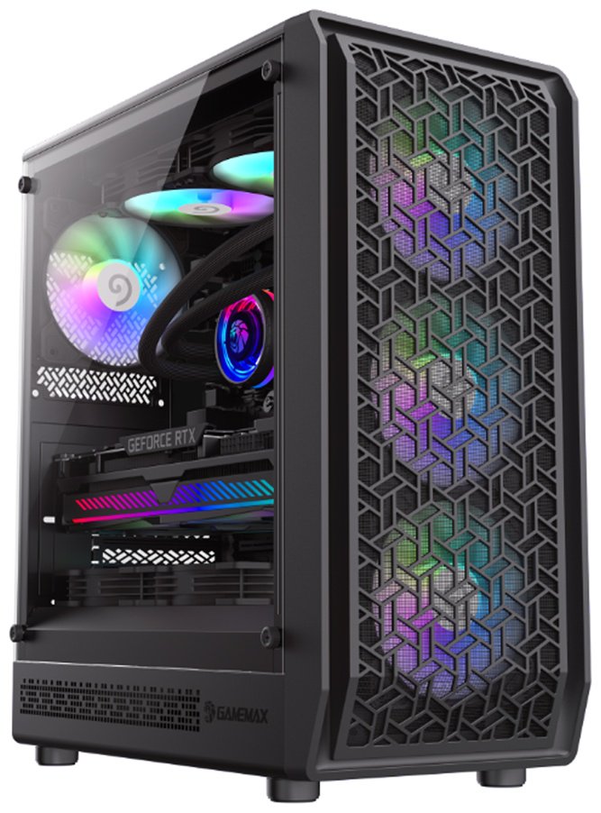 Корпус Game Max 1117-3701R0004 черный купить,NaN