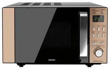 Микроволновая печь CENTEK CT-1574 черный-золотистый