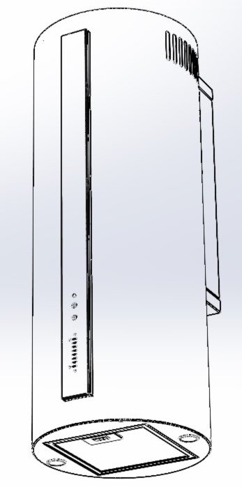 Вытяжка Dessus DH-100S серый купить,NaN