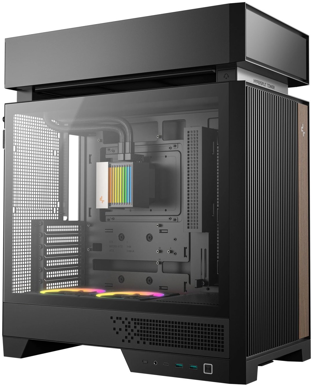Корпус Deepcool CL6600 (R-CL6600-BKNNA0-G-1) черный купить,126375