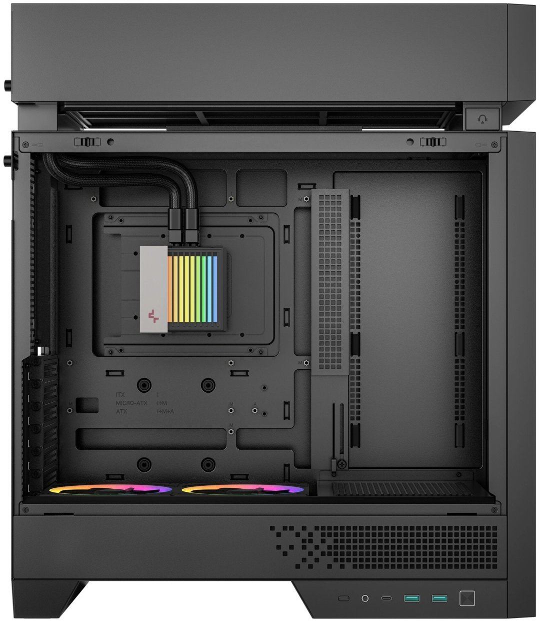 Корпус Deepcool CL6600 (R-CL6600-BKNNA0-G-1) черный купить,126375