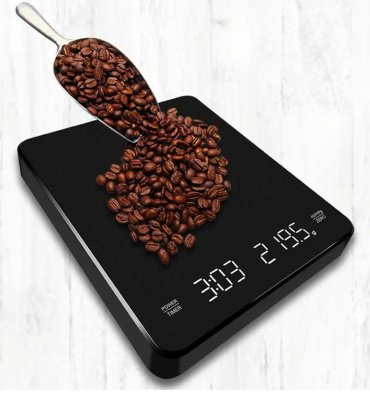 Кухонные весы Coffee Scale черный купить,0