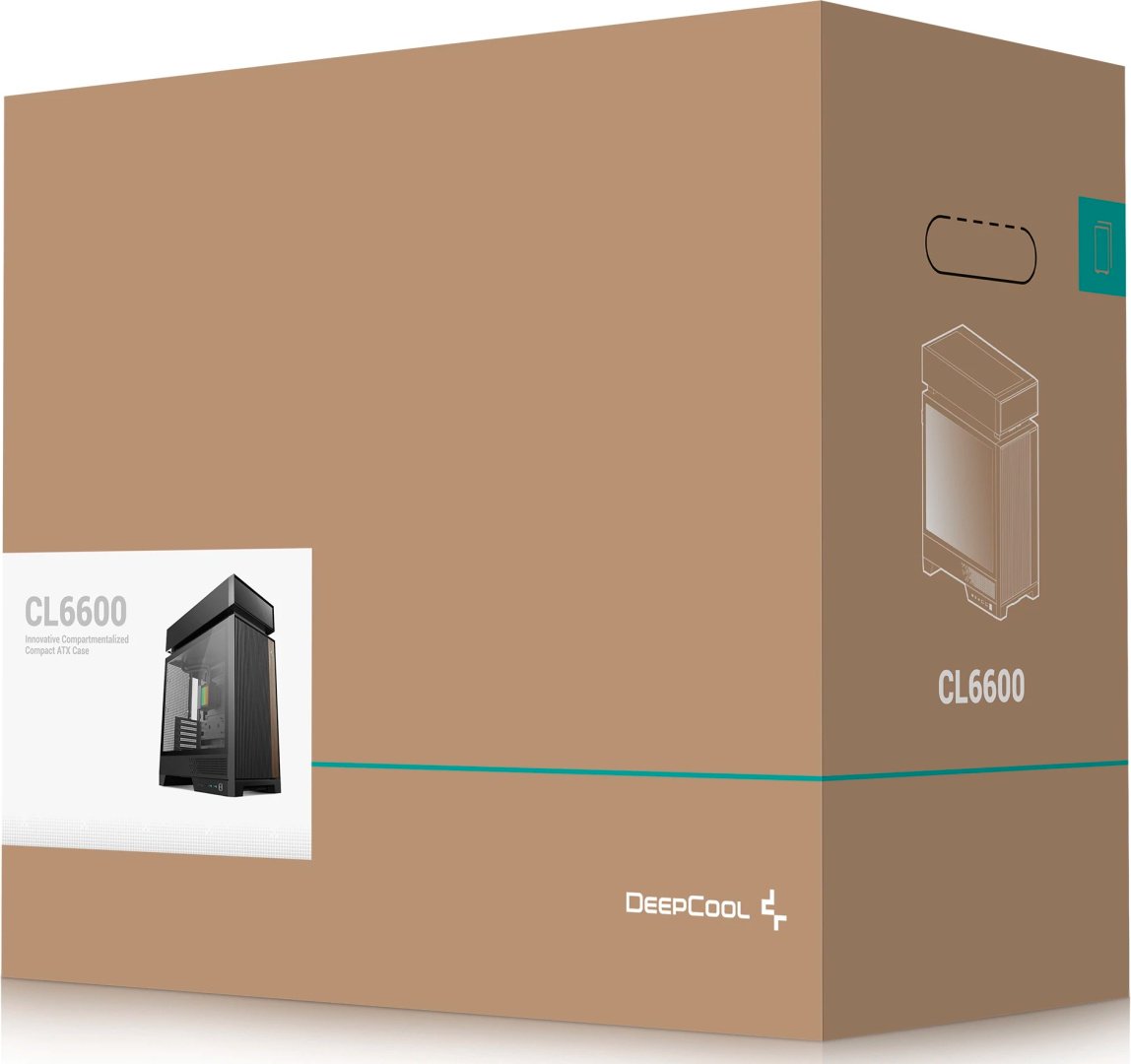 Корпус Deepcool CL6600 (R-CL6600-BKNNA0-G-1) черный купить,126375