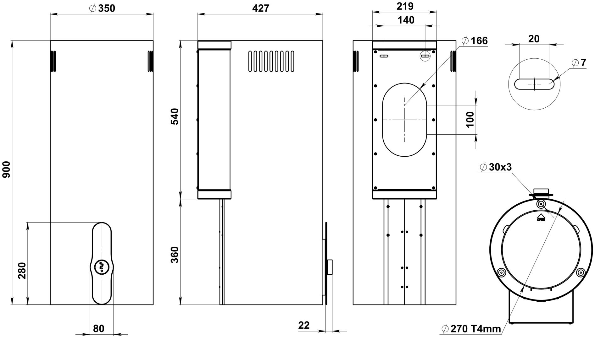 Вытяжка Dessus DH-103S серебристый купить,NaN