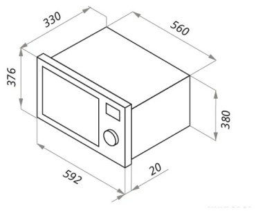 Микроволновая печь MAUNFELD JBMO.20.5GRIB бежевый купить,NaN