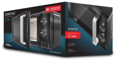 Микроволновая печь CENTEK CT-1581 черный