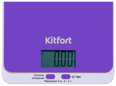 Кухонные весы Kitfort KT-803-6 фиолетовый - ForteMarket Кухонные весы Kitfort KT-803-6 фиолетовый купить,7390