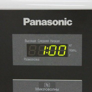 Микроволновая печь Panasonic NN-ST 342 MZPE серебристый-черный купить,78990