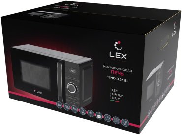 Микроволновая печь LEX FSMO D.03 BL черный купить,NaN