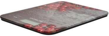 Кухонные весы Polaris PKS 1046DG Cherry серый-красный - ForteMarket Кухонные весы Polaris PKS 1046DG Cherry серый-красный купить,0