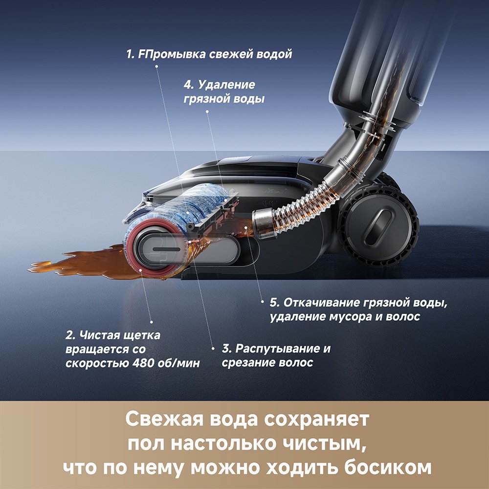 Пылесос DREAME G12 Dual черный