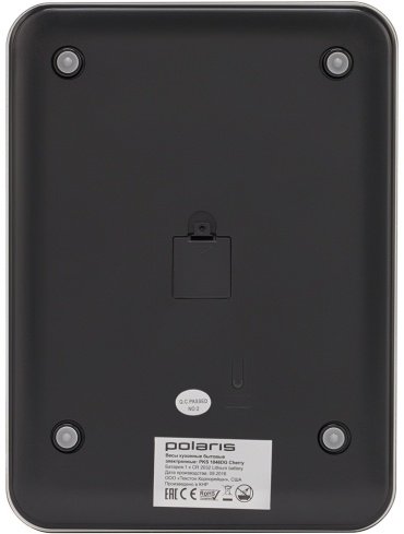 Кухонные весы Polaris PKS 1046DG Cherry серый-красный - ForteMarket Кухонные весы Polaris PKS 1046DG Cherry серый-красный купить,0