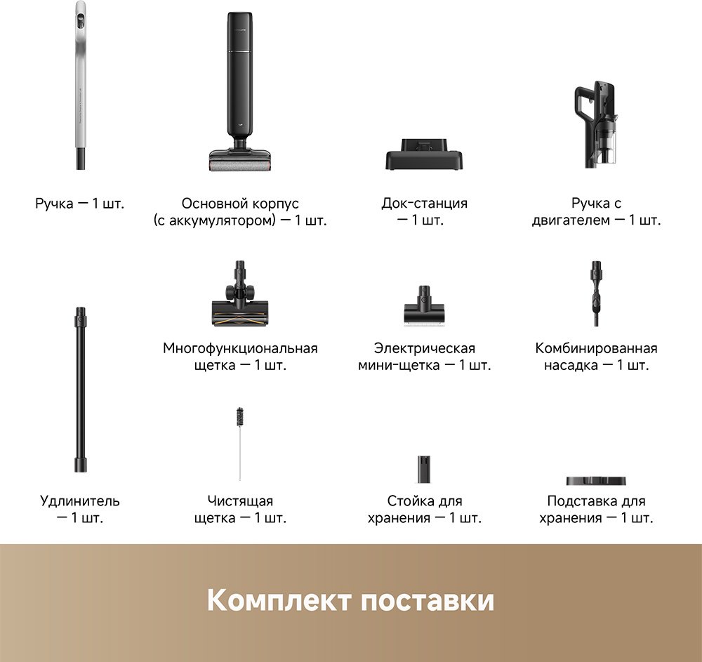 Пылесос DREAME G12 Dual черный купить,279990