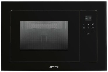 Микроволновая печь Smeg FMI120B3 черный купить,NaN