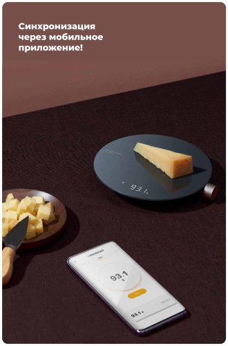 Кухонные весы HOTO Smart Kitchen Scale QWCFC001 Серый-черный купить,0