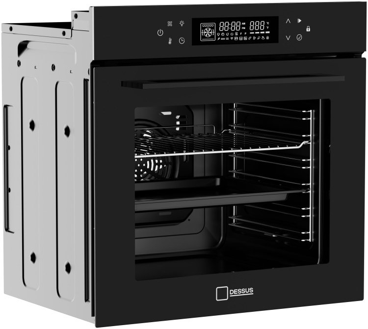 Духовой шкаф Dessus DBO-61001B черный купить,NaN