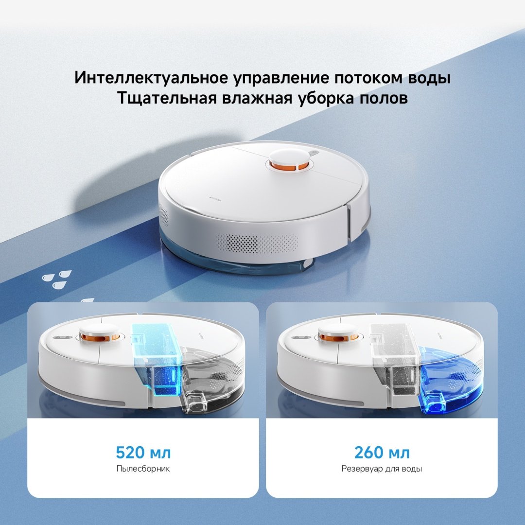 Робот-пылесос Xiaomi Robot Vacuum S40C Е101CDZ белый