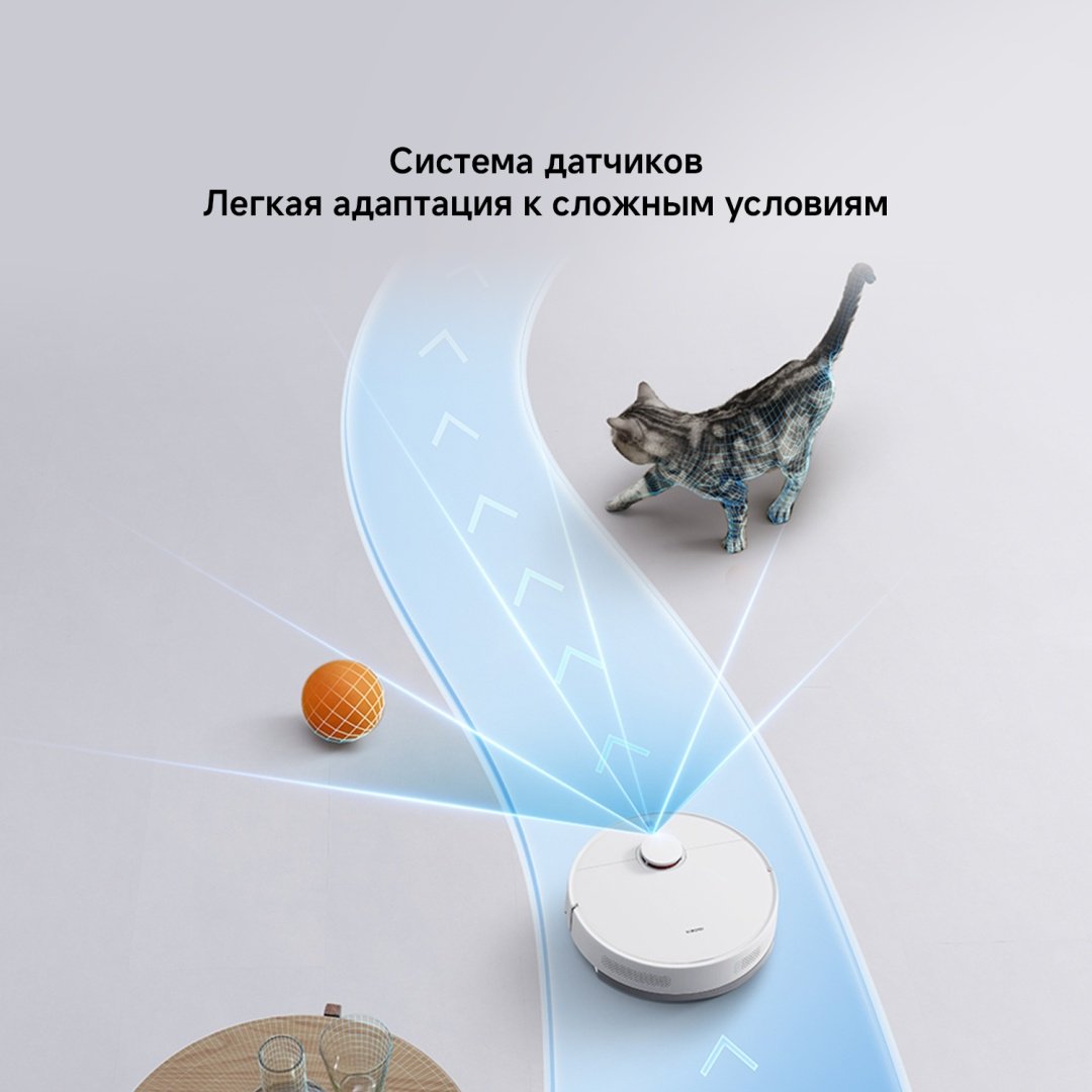 Робот-пылесос Xiaomi Robot Vacuum S40C Е101CDZ белый купить,84990