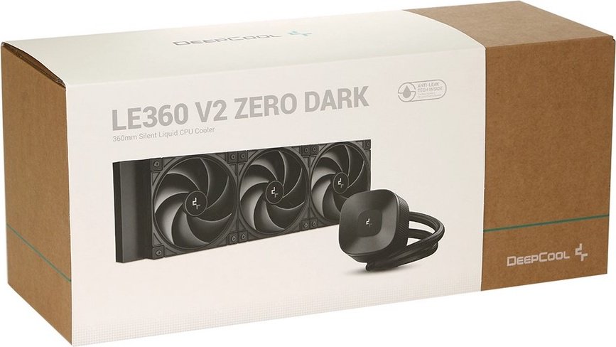 Система охлаждения Deepcool LE360 V2 Zero Dark R-LE360ZERO-BKLNMD-G-1 черный купить,NaN