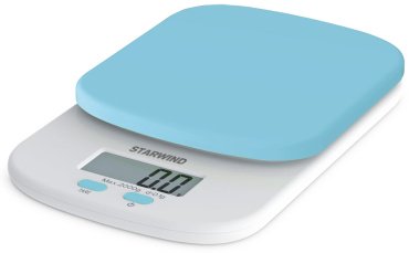 Кухонные весы Starwind SSK2156 синий, белый купить,NaN