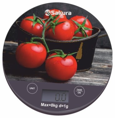 Кухонные весы SAKURA SA-6076T мультиколор купить,NaN