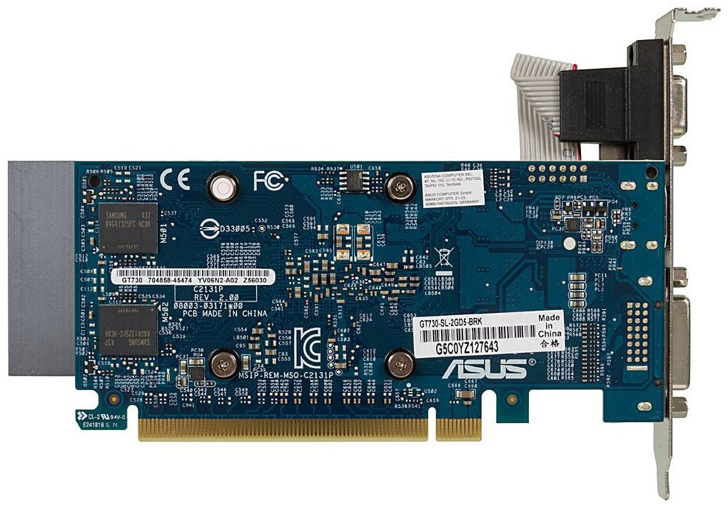Видеокарта ASUS GeForce GT 730 GT730-SL-2GD5-BRK 2GB