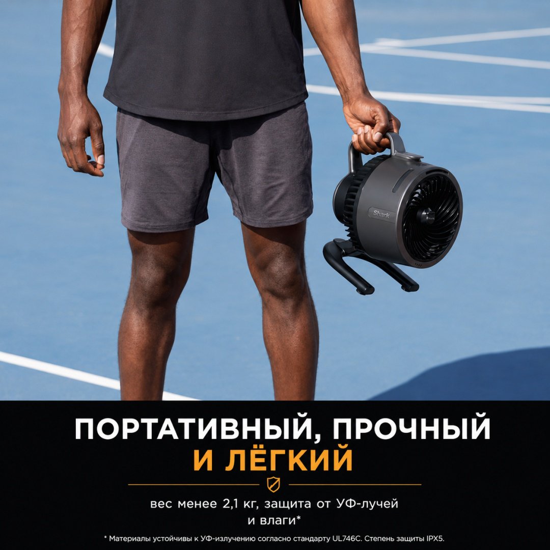 Вентилятор Shark FA050EU серый