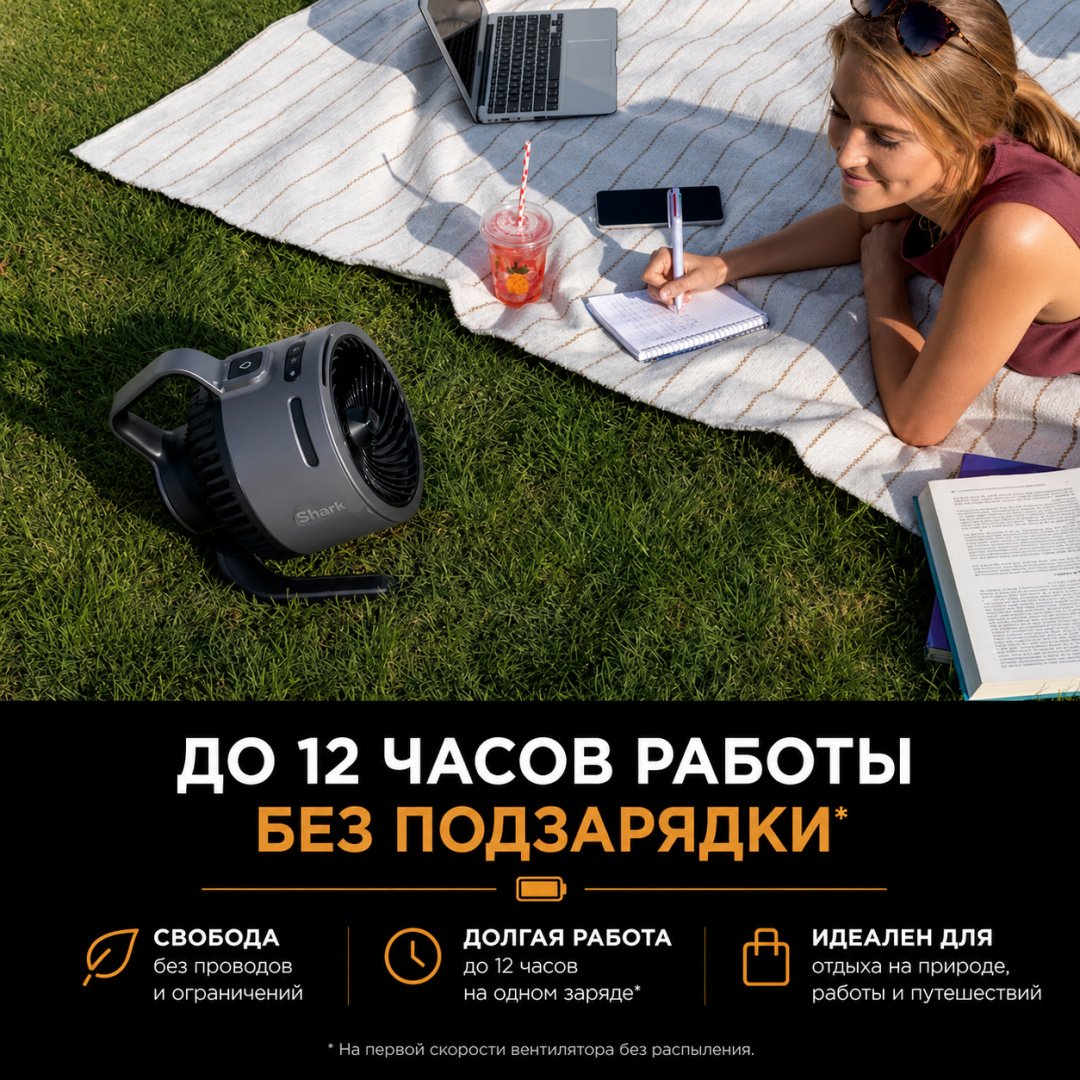 Вентилятор Shark FA050EU серый купить,81336