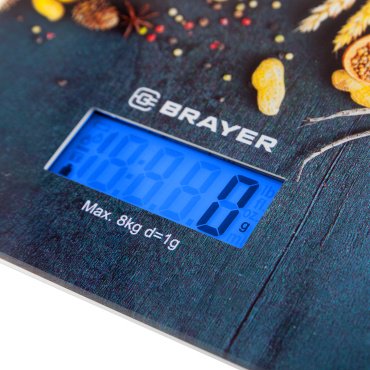 Кухонные весы BRAYER BR1801 мультиколор - ForteMarket Кухонные весы BRAYER BR1801 мультиколор купить,0