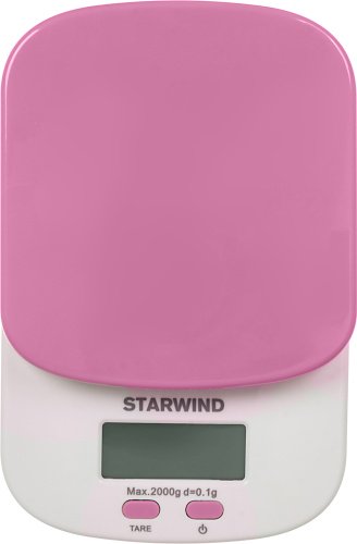 Кухонные весы Starwind SSK2518 розовый