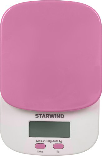Кухонные весы Starwind SSK2518 розовый