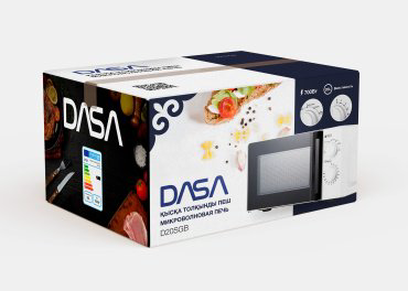 Микроволновая печь DASA D20SGB белый купить,NaN