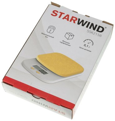 Кухонные весы Starwind SSK2158 оранжевый