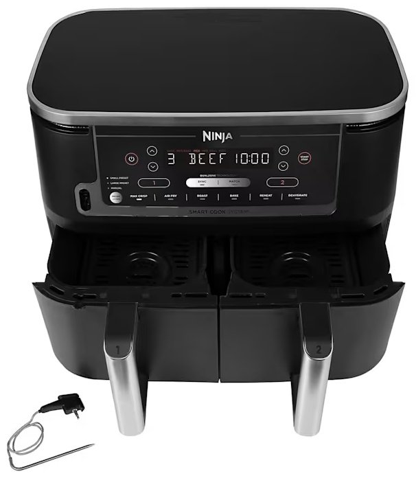 Двойной аэрогриль Ninja AF451EU 9.5 л черный