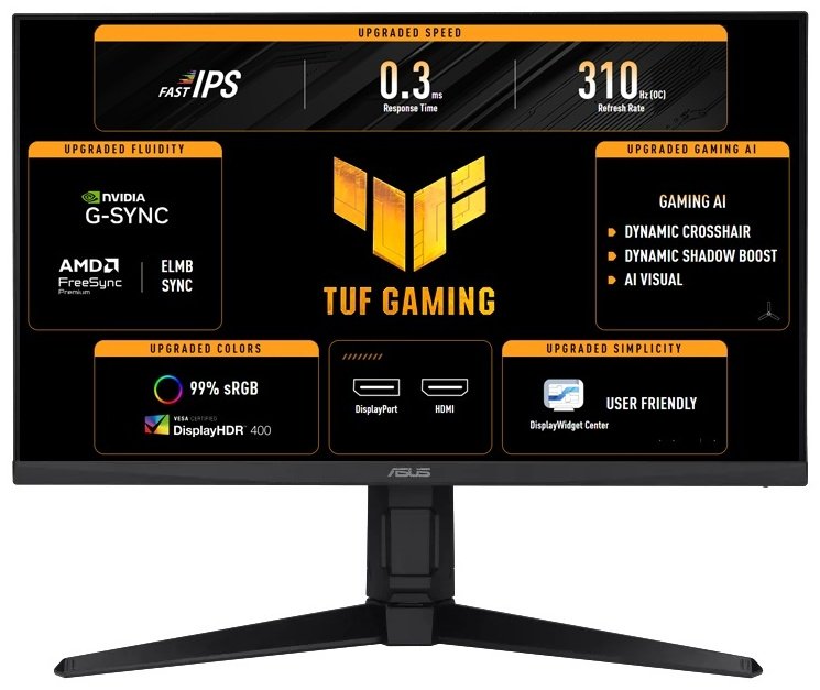 Монитор 24.5" ASUS VG259QMRL5A черный
