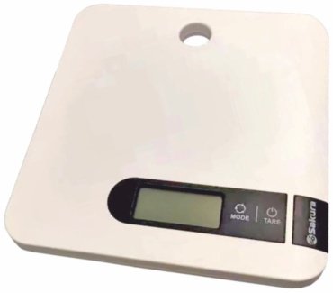 Кухонные весы SAKURA SA-6051W белый