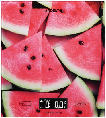 Кухонные весы Ardesto SCK-893WATERMELON мультиколор