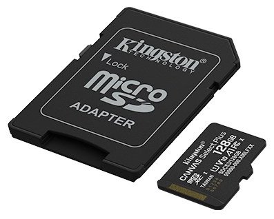 Карта памяти Kingston microSD SDCS3/128GB 128 Гб