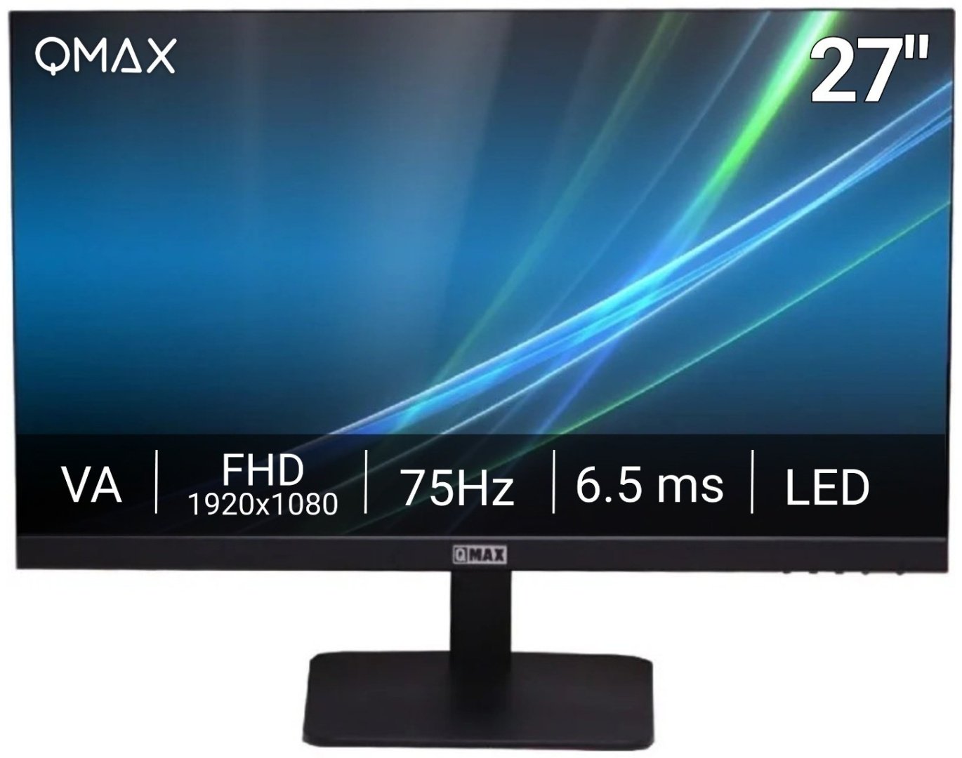 Монитор 27" Qmax KL279H VA черный купить,NaN