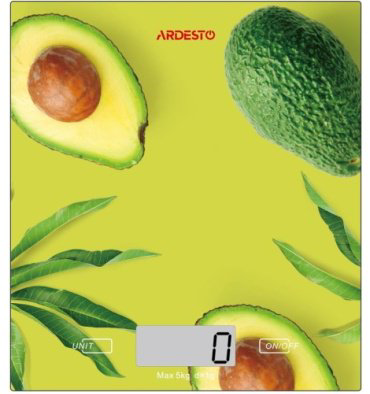 Кухонные весы Ardesto SCK-893AVOCADO зеленый