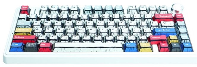 Клавиатура AULA F75 Comics белый купить,NaN