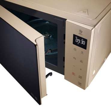 Микроволновая печь LG MS2535GISH черный- золотистый