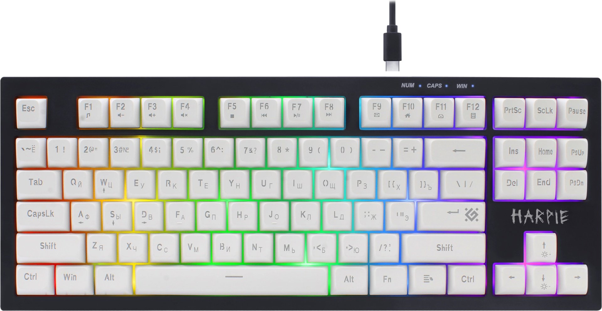Клавиатура Defender Harpie GK-401 черный купить,NaN