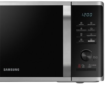 Микроволновая печь Samsung MG23K3575AS черный-серебристый купить,99990