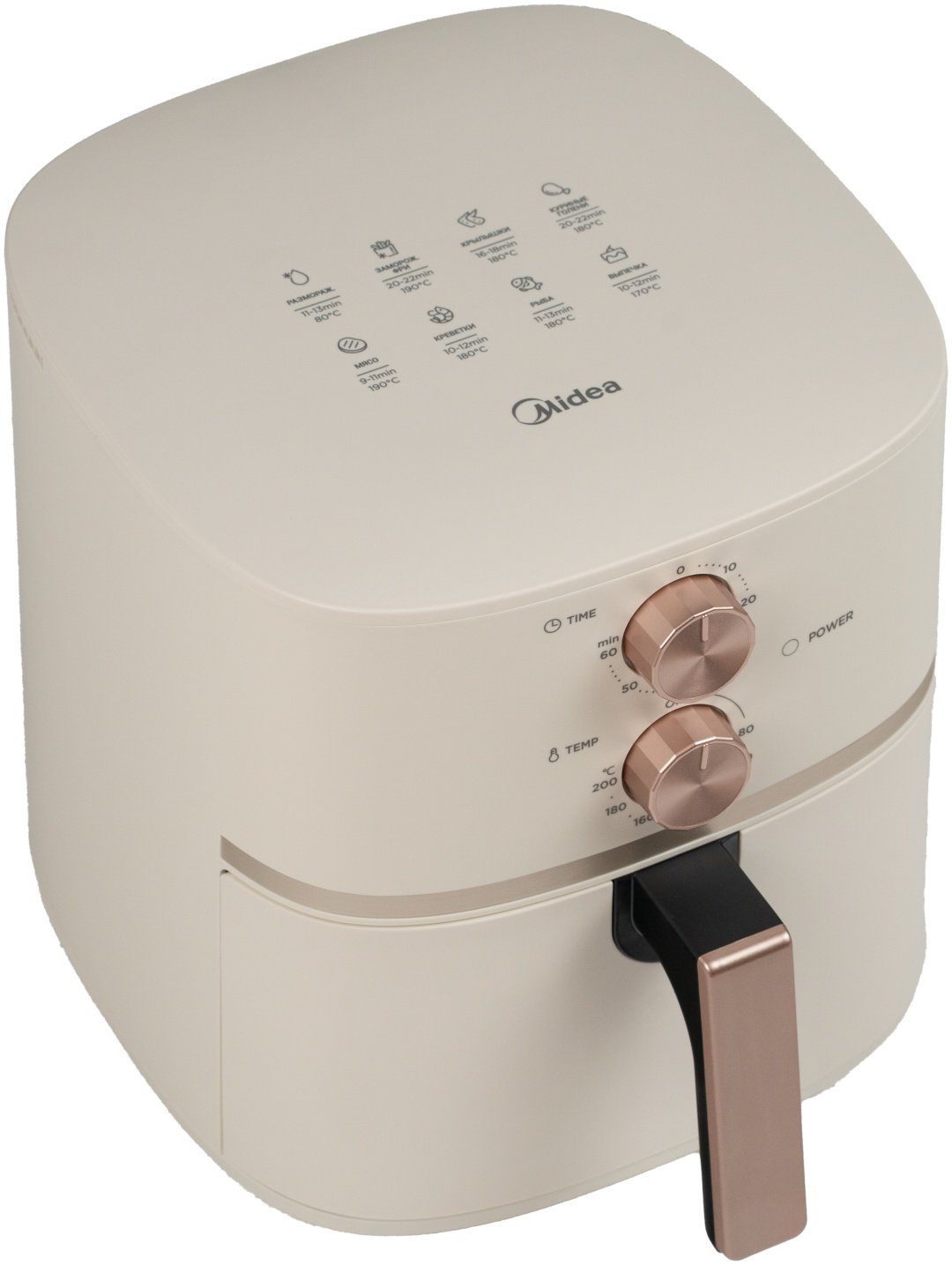 Аэрогриль Midea MF-TN55M (W) 5 л молочный купить,21990