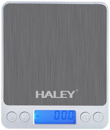 Кухонные весы Haley HY-5015 серый, серебристый