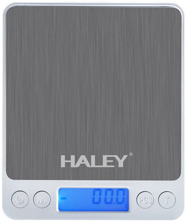 Кухонные весы Haley HY-5015 серый, серебристый