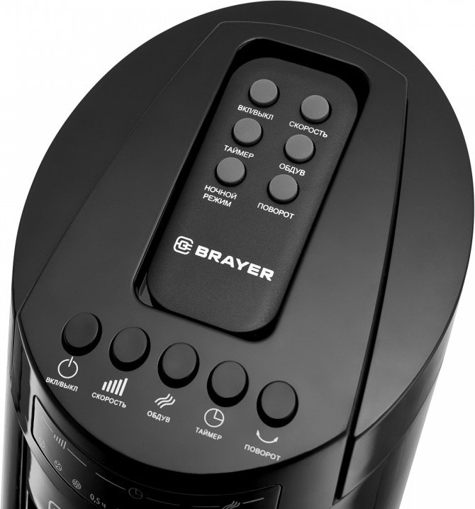 Вентилятор BRAYER BR4958BK черный купить,37990